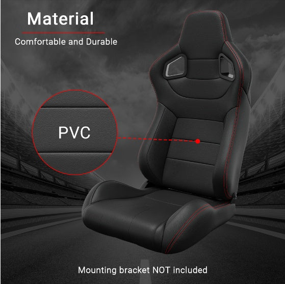 2 Universal Bucket Racing Seats