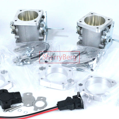 SherryBerg 40DCOE 40mm Aluminium Fuel Injection Throttle Body for Weber Inlet TH TB  2 Pairs