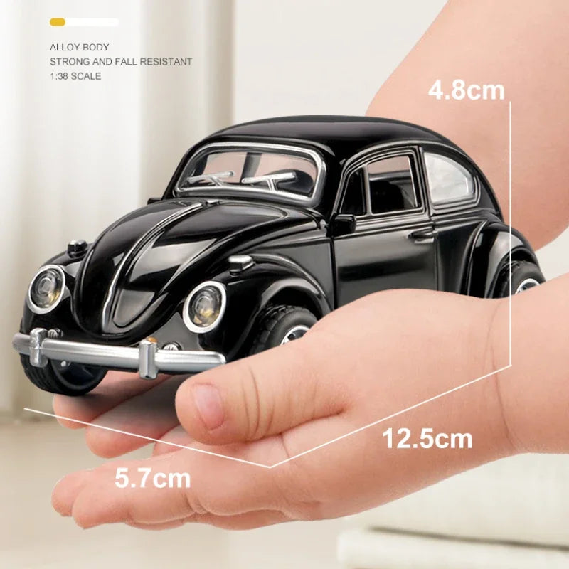 1:36 Scale VW Beetle Vintage Car Model Diecast