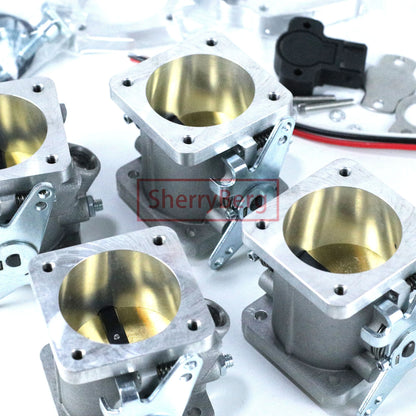 SherryBerg 40DCOE 40mm Aluminium Fuel Injection Throttle Body for Weber Inlet TH TB  2 Pairs