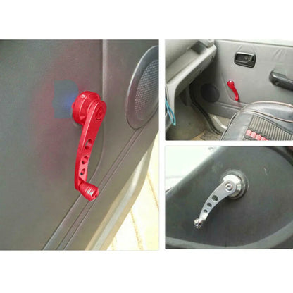 Aluminum Alloy 2Pcs Universal Car Window Handle Replacement Winder Crank