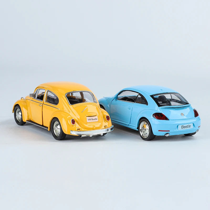 1:36 Volkswagen Alloy Car Series Retro Bus T1 Transport Beetle 1967