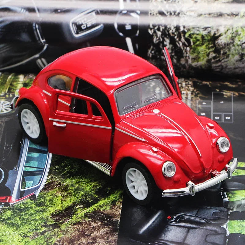 1: 36 classic Volkswagen Beetle vintage car alloy